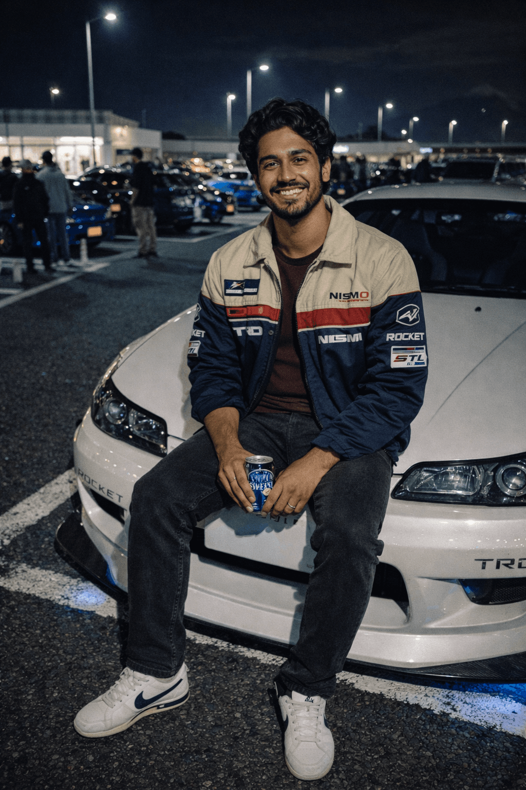 daikoku pa car meet silvia s15 image prompt