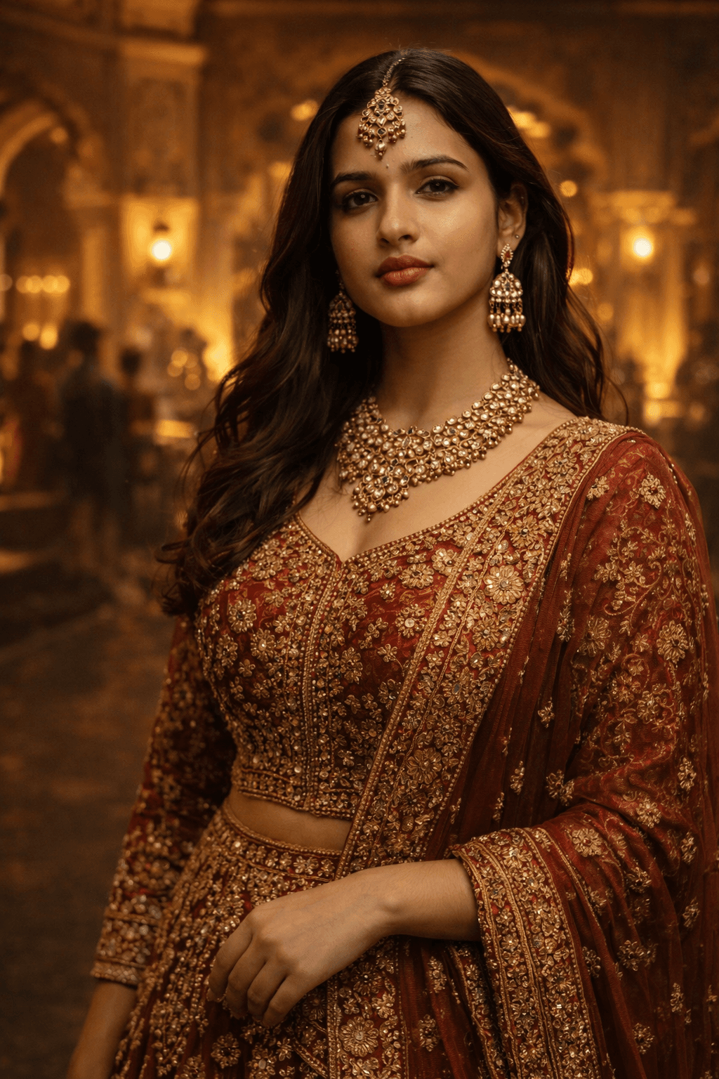 bollywood cinematic glamour portrait image prompt
